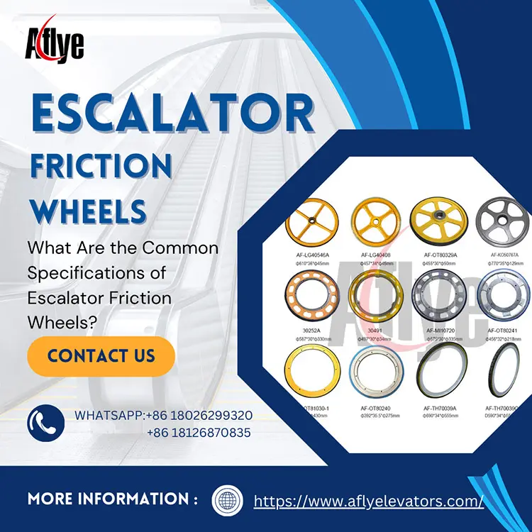 What Are the Common Specifications of Escalator Friction Wheels?
