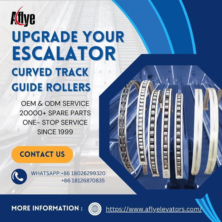 Escalator Curved Track Guide Rollers