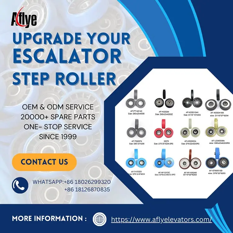 Why Small Step Roller Size Deviations Cause Escalator Vibration