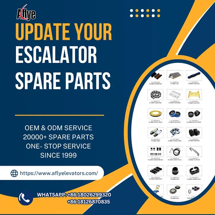 Common Wear-and-Tear Escalator Spare Parts List