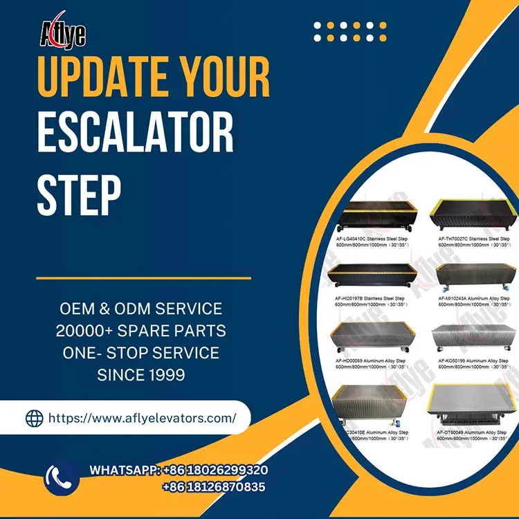 Escalator Step Structure Analysis and Common Failure Points