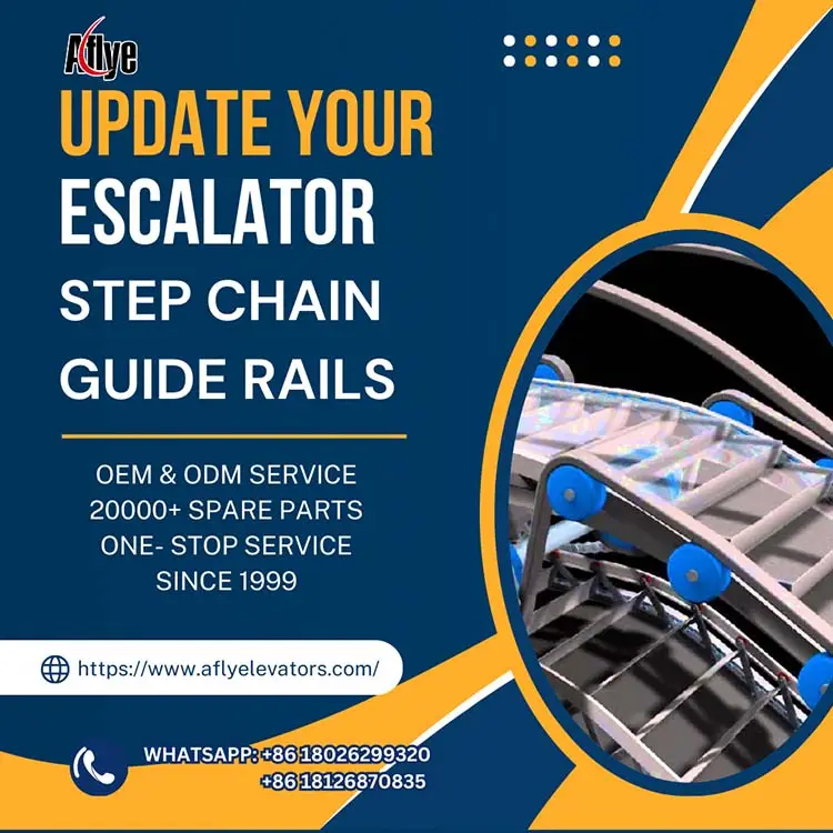 How to Identify Wear of Escalator Step Chain Guide Rails