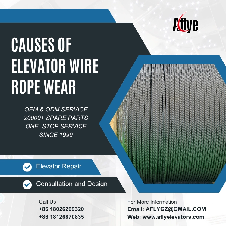 Causes of Elevator Wire Rope Wear