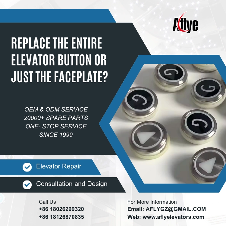 Replace the Entire Elevator Button or Just the Faceplate?