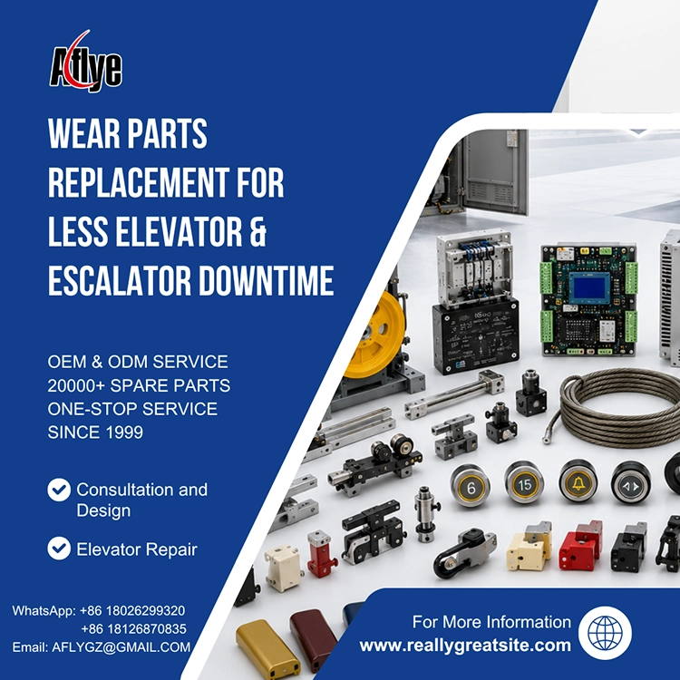 Wear Parts Replacement for Less Elevator & Escalator Downtime