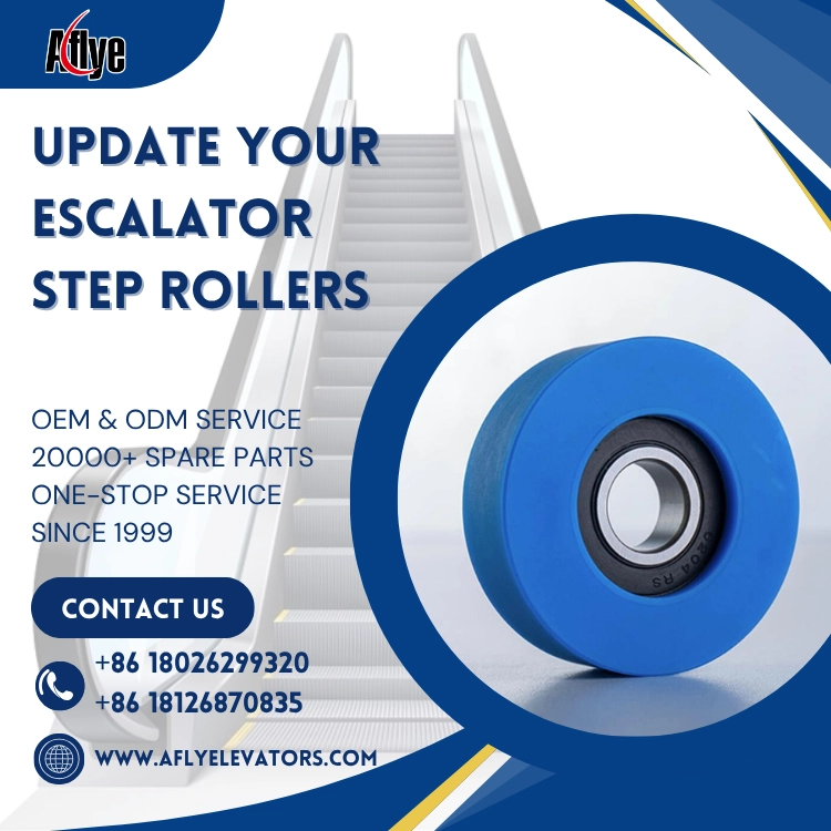 Noise Caused by Worn Escalator Step Rollers