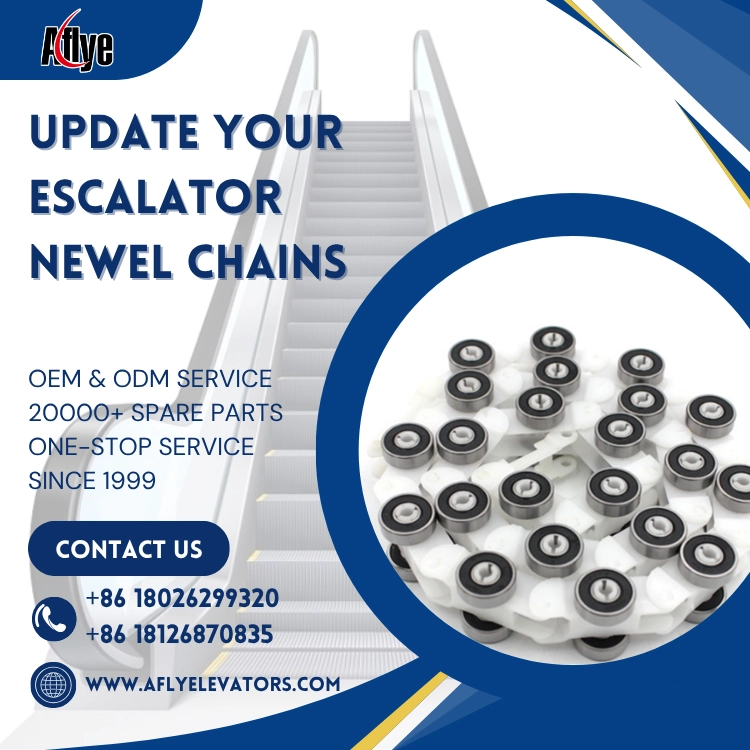 Problems Caused by Worn Escalator Newel Chains