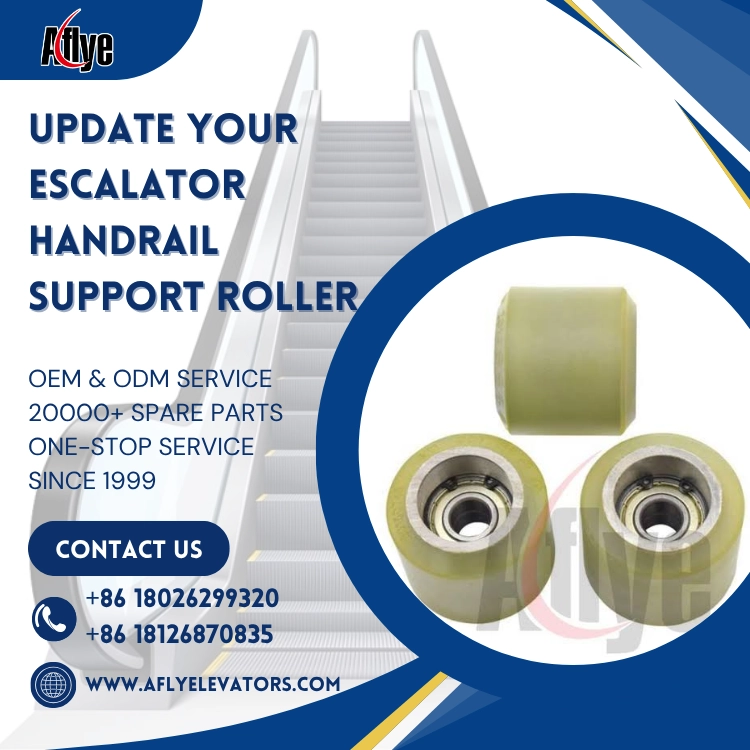 Handrail Support Roller Wear Problems