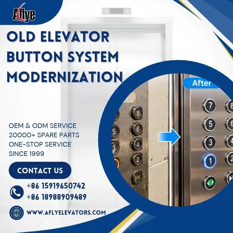 Old Elevator Button System Modernization